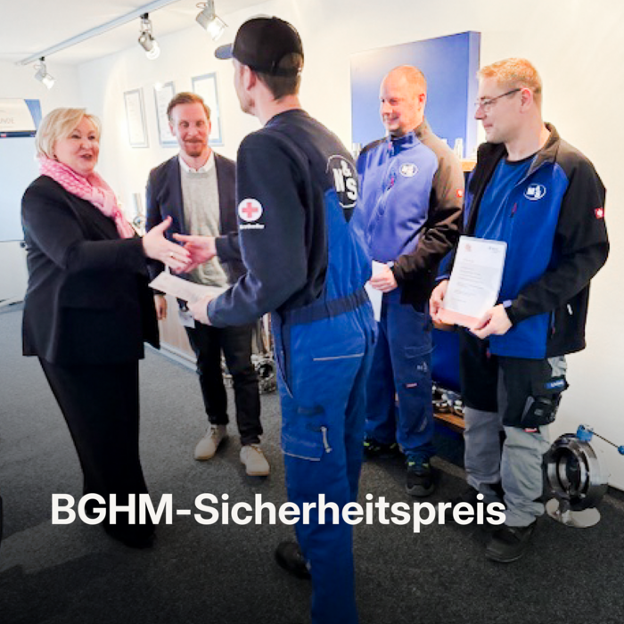 BGHM-Safety-Award Safety award from the Berufsgenossenschaft Holz und Metall